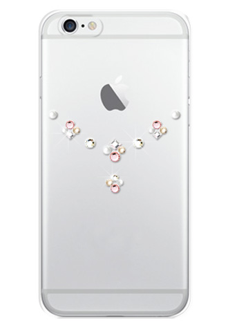 「iPhone 6」「iPhone 6 Plus」対応 ハードカバー　Shiny Rose